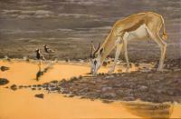 Africa,African,Big game,Oil Painting,