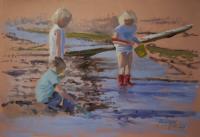 0402_Kids_at_Pinmill_oil_study_on_Canvas_Paper_10.12.09.jpg