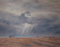 Paul Apps,Oil Painting,Landscape,Dungeness,Fishing Boats