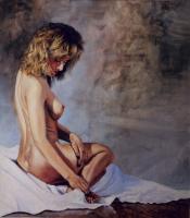 Kerry,Nude,Figurative,Oil