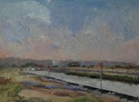 0392 Rye Harbour 1 plein air 9- x 12- 12.11.09 Oil on Panel.jpg