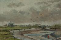 0395 Rye Harbour 4 plein air 8- x 12- 12.11.09 Oil on Panel.jpg