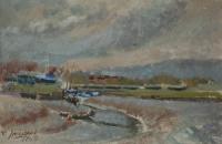 0396 Rye Harbour 5 plein air 8- x 12- 12.11.09 Oil on Panel.jpg