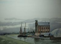 Paul Apps,Ink and Wash,Marine,Faversham Creek