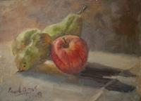 Paul Apps,Still Life,Fruit,Alla Prima