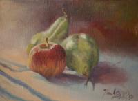 Paul Apps,Still Life,Fruit,Alla Prima