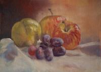 Paul Apps,Still Life,Fruit,Alla Prima